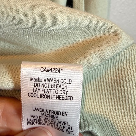 Young Fabulous & Broke Cowl Neck Sweatshirt Pullover Light Green Size S - Picture 5 of 9